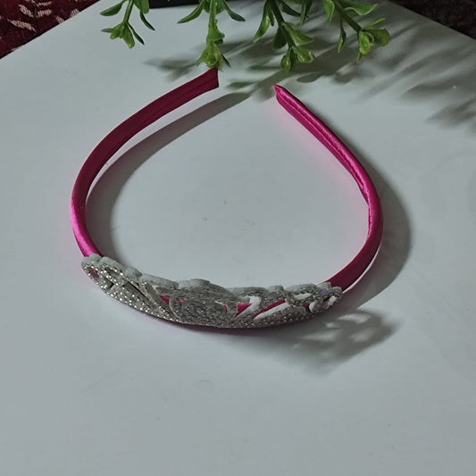Pink Cute Crown Hair Band