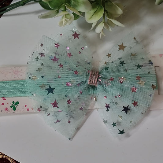 Green Baby Star shine Headband