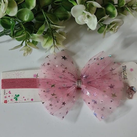 Peach Baby Star shine Headband