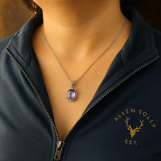 Moonstone Teardrop Necklace