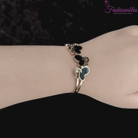 Bangle bracelet, aesthetic , golden